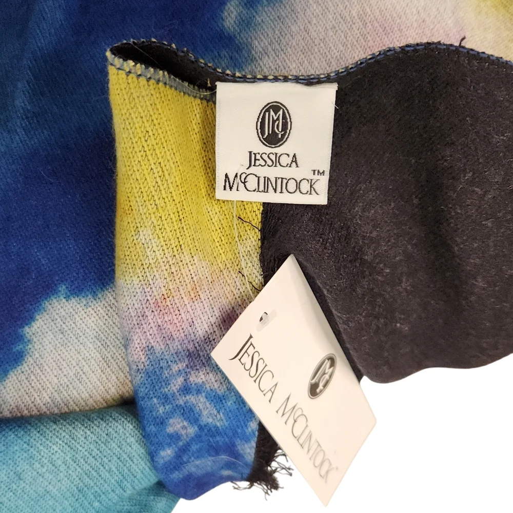 NWT Jessica McClintock Abstract Scarf  OS‎